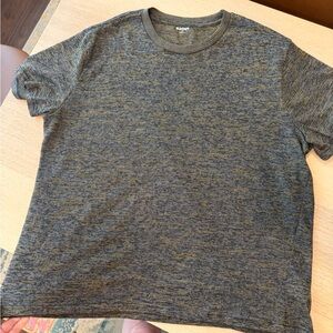 Old Navy Men's Olive Green Heathered Short Sleeve Tee